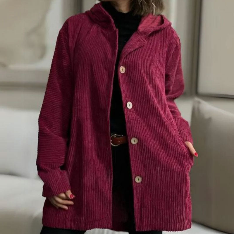 THE CLINTON CORDUROY HOODED JACKET