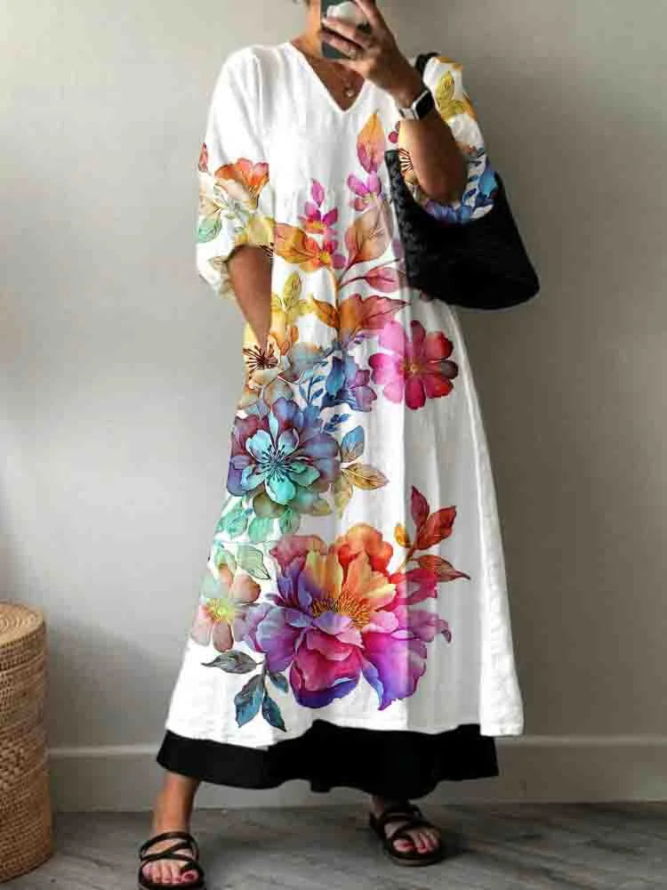 Sofia | Elegant Printed Dress Sofia