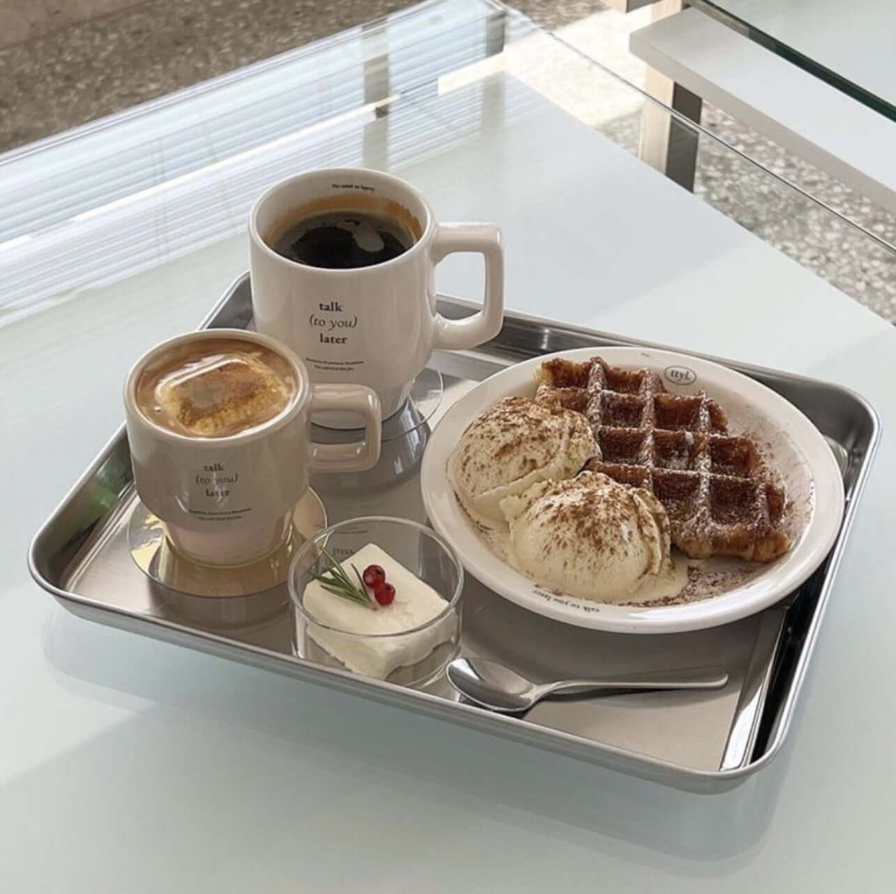 Minimalism Stainless Steel Serving Tray
