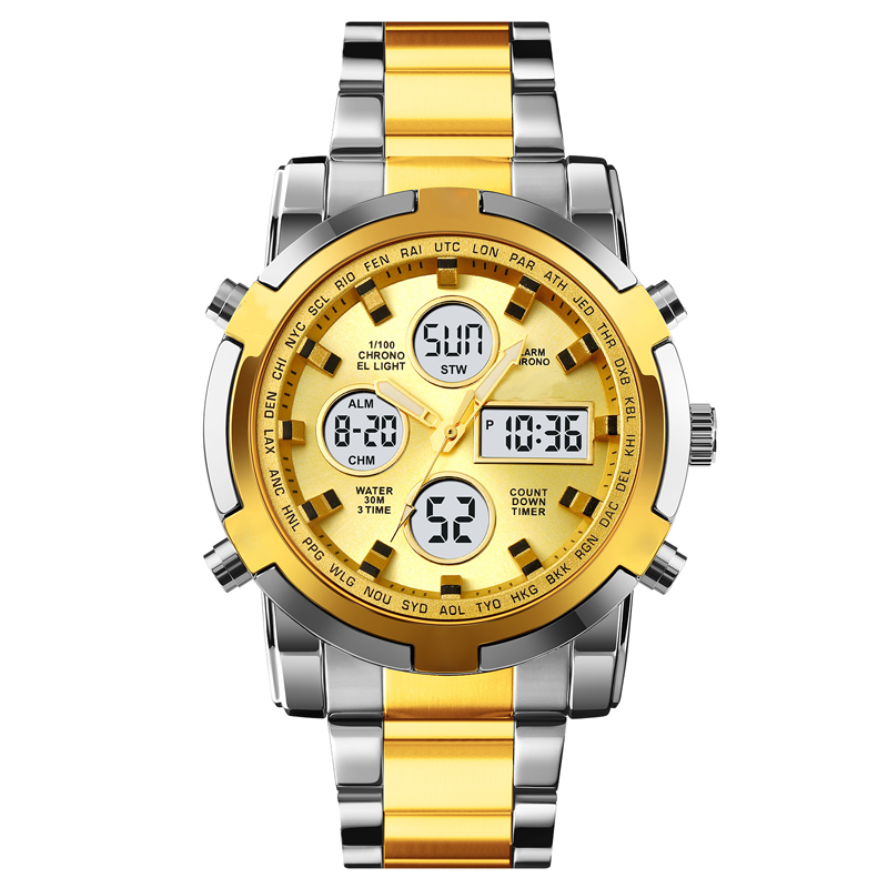 Men‘s Military Watch – Analog-Digital Display, Waterproof & Shock-Resistant