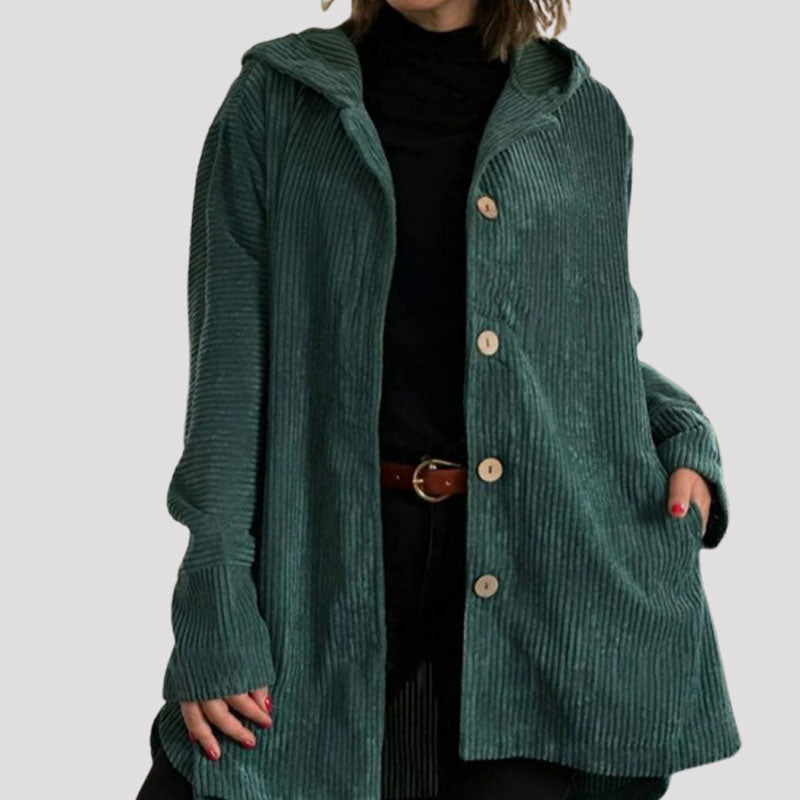 THE CLINTON CORDUROY HOODED JACKET