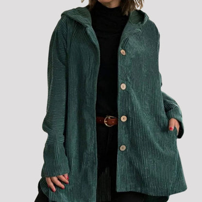 THE CLINTON CORDUROY HOODED JACKET