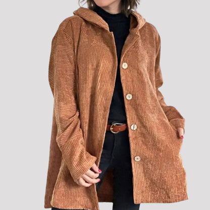 THE CLINTON CORDUROY HOODED JACKET