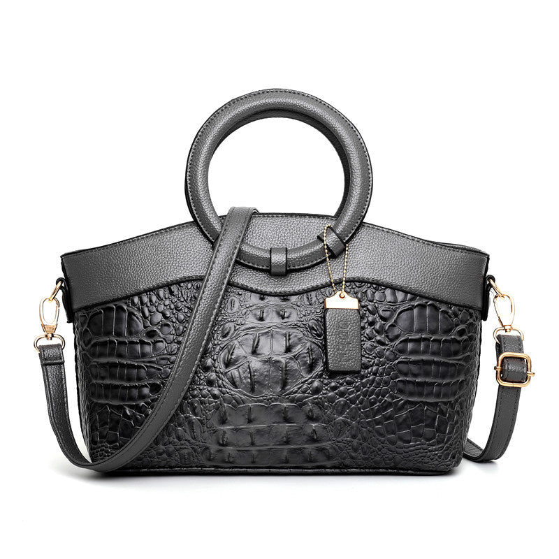 L'Adrienne Embossed Vintage Bag