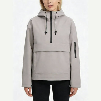 All-Season Waterproof Hoodie | Large Kangaroo Front Pocket & Warm Fleece Lining