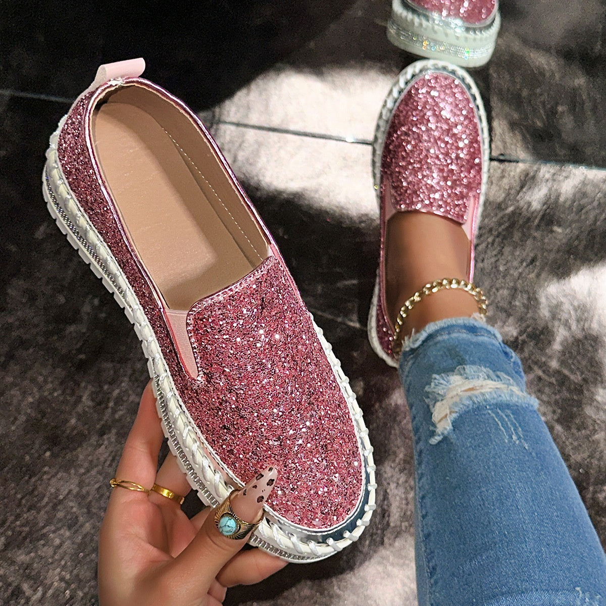 Casual and Comfortable Women's Slip-On Shoes