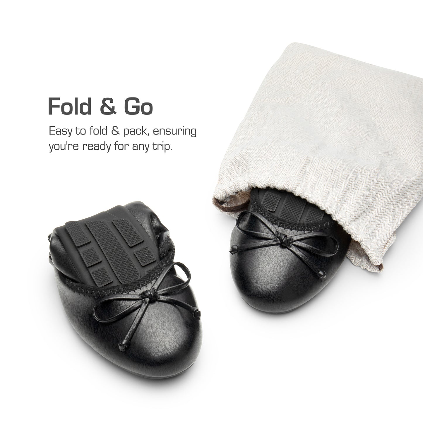 Bellara™ Foldable Comfort Ballet Flats