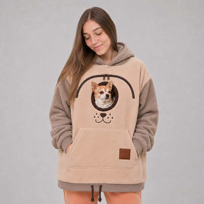 Park Avenue Dog Tote Carrier Hoodie