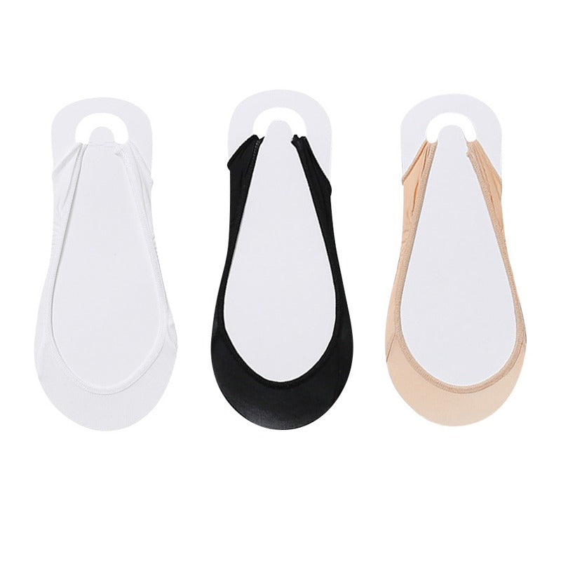 Pain Reducing, Silicone Anti-Slip Invisible Socks – Cushioned Sole & Stays in place.  Perfect for Flats or Heels.