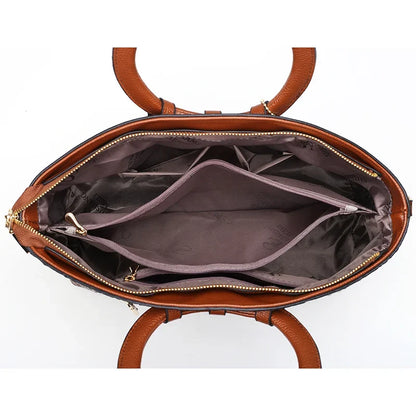 L'Adrienne Embossed Vintage Bag