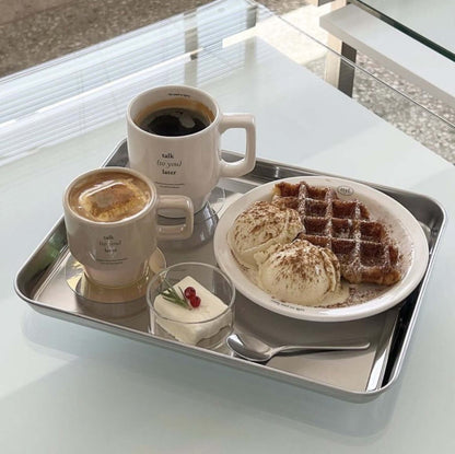 Minimalism Stainless Steel Serving Tray