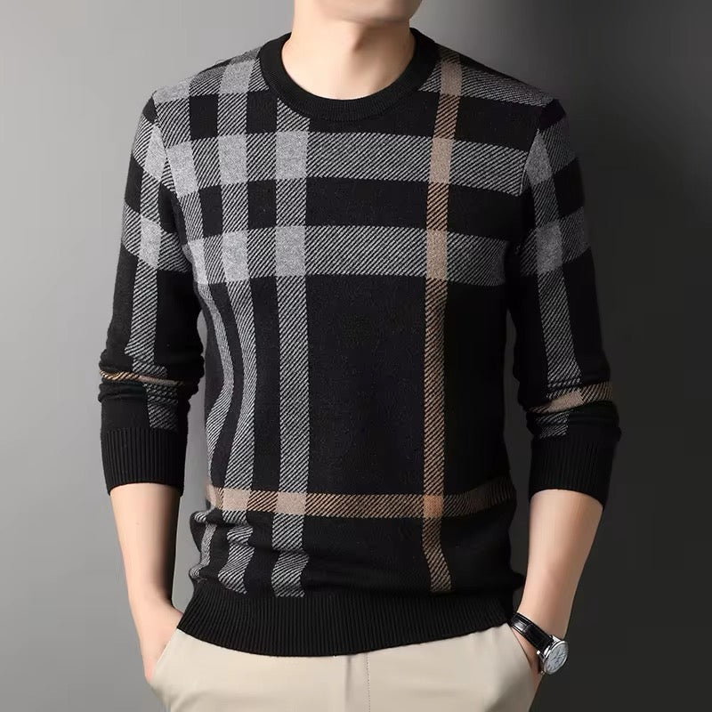 Heritage Grid Sweater
