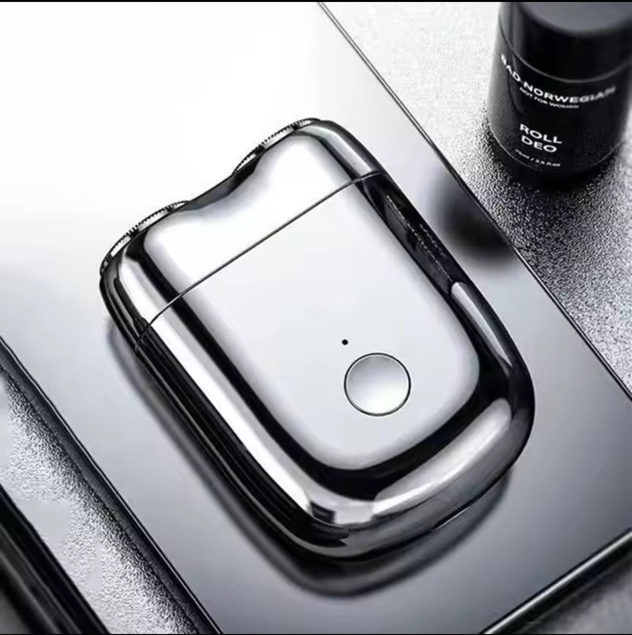 Silver Edge Pro™ Compact Electric Razor for Men