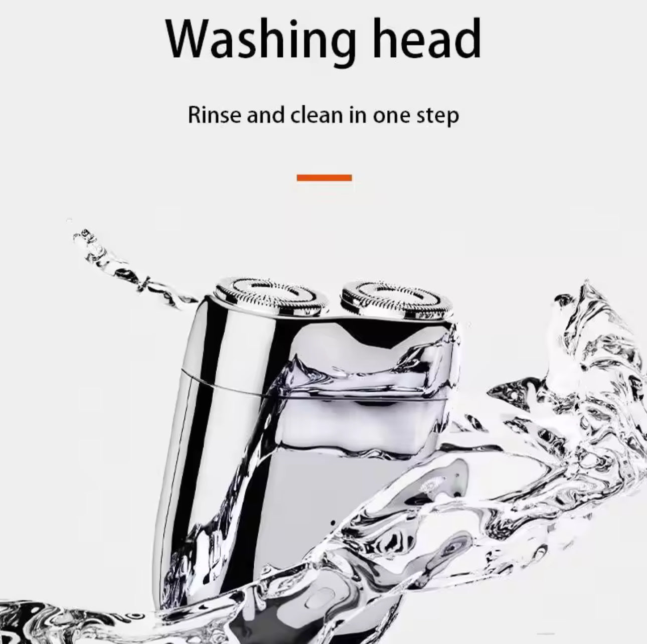 Silver Edge Pro™ Compact Electric Razor for Men