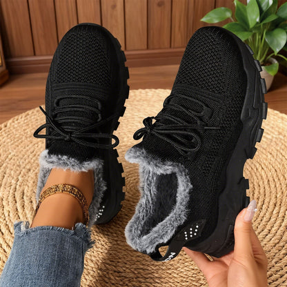 NordicTech™ | Casual fleece lace-up sneakers