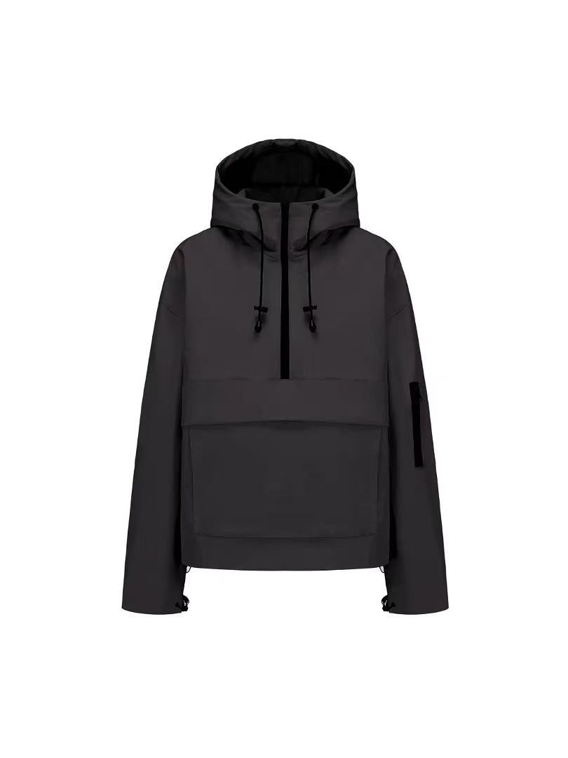 All-season waterproof hoodie | Adjustable fit & warm fleece lining