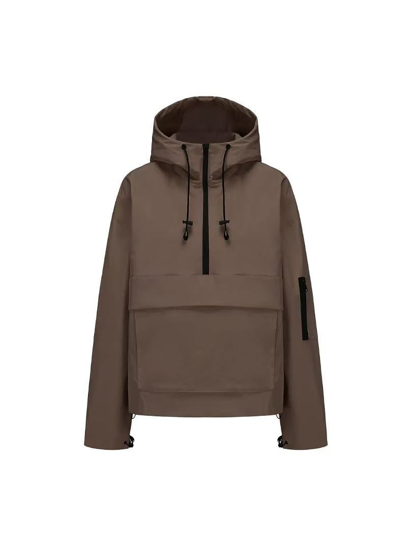 All-season waterproof hoodie | Adjustable fit & warm fleece lining