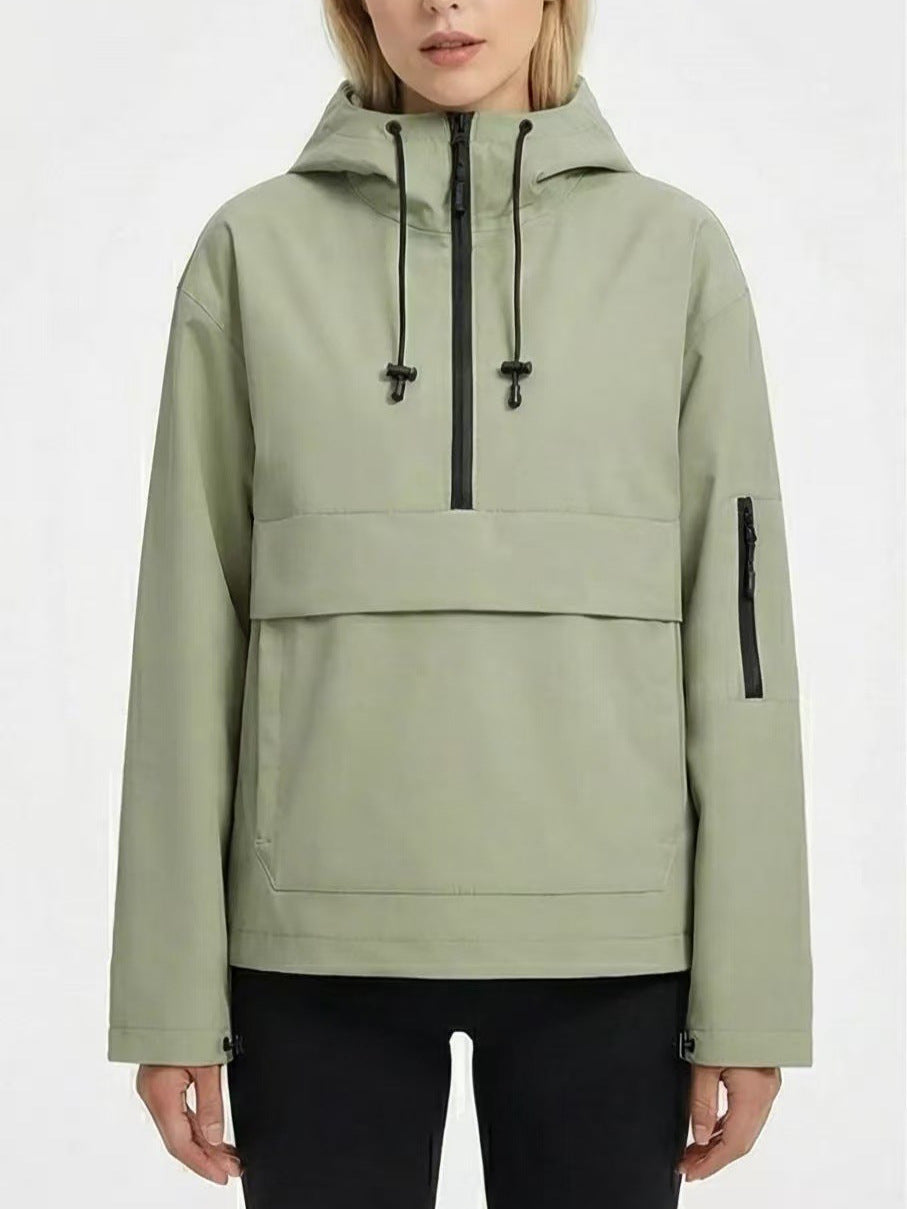 All-season waterproof hoodie | Adjustable fit & warm fleece lining