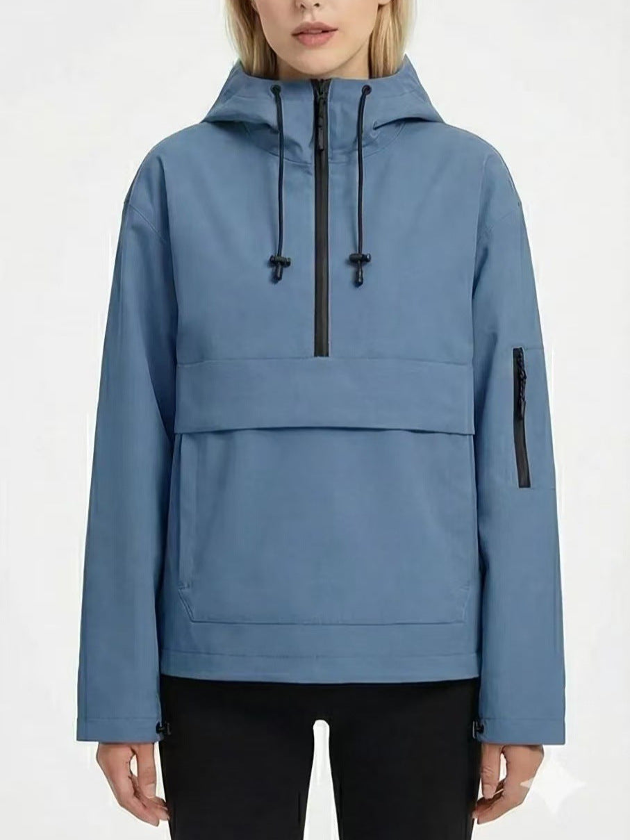 All-season waterproof hoodie | Adjustable fit & warm fleece lining