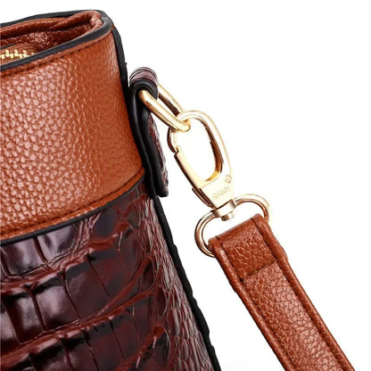 L'Adrienne Embossed Vintage Bag
