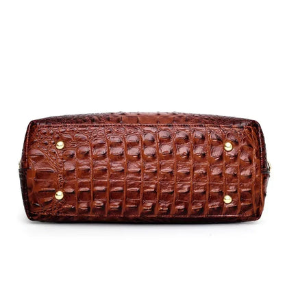 L'Adrienne Embossed Vintage Bag