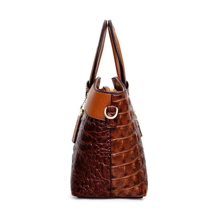 L'Adrienne Embossed Vintage Bag