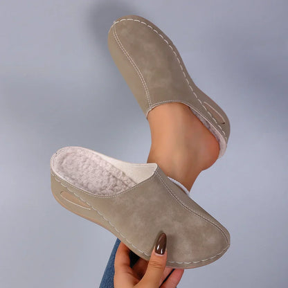 PlushStride™ Orthopedic Fleece Slippers