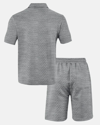 Diamond Knit Polo Set