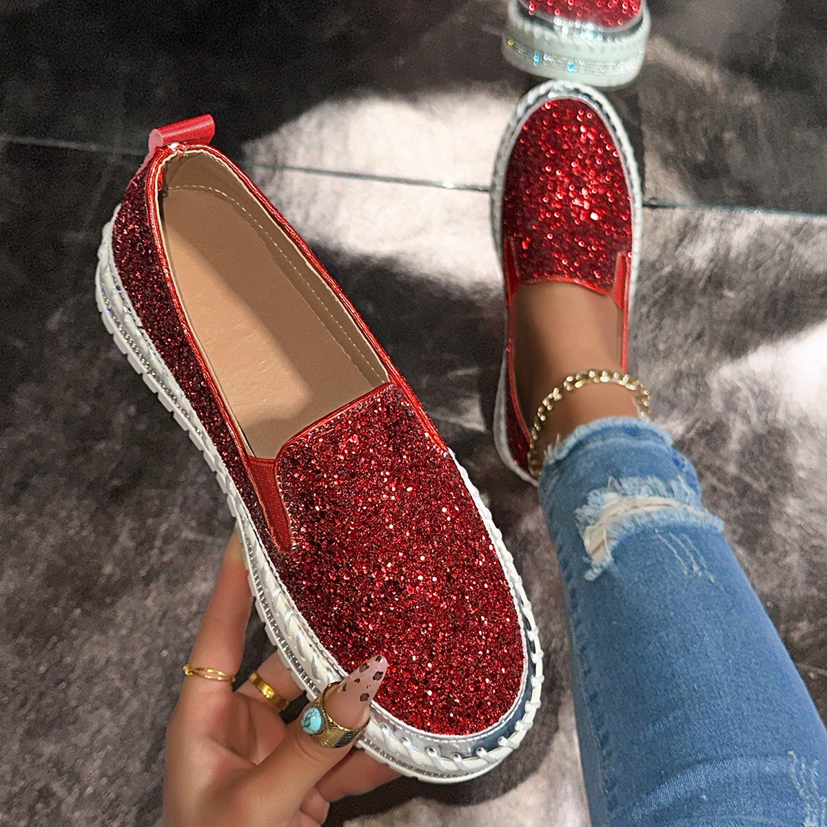 Casual and Comfortable Women's Slip-On Shoes