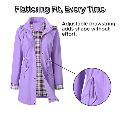 ⏰LIMITED TIME 50% OFF✨Womens Chic. Lightweight. Waterproof Jacket 🍃🧥-Unleash Style and Durability in Any Storm!