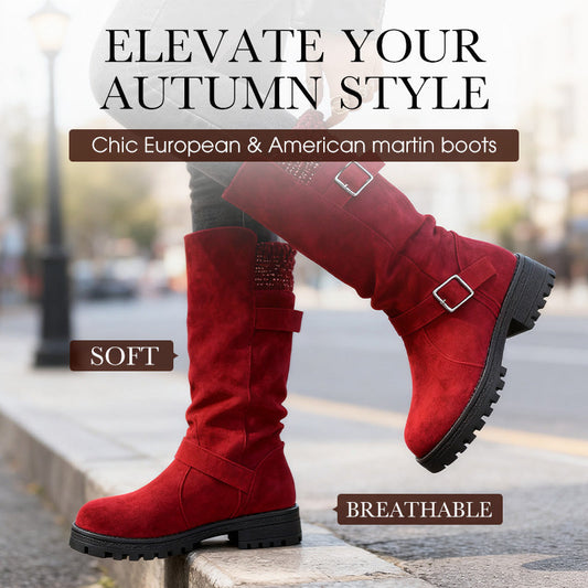 Wescott | Women's Suede Boots(European Style/Non-Slip Sole)