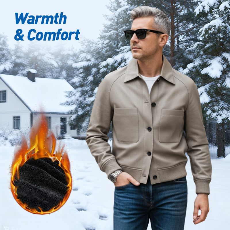 Men’s Classic “Old Money” Leather Jacket