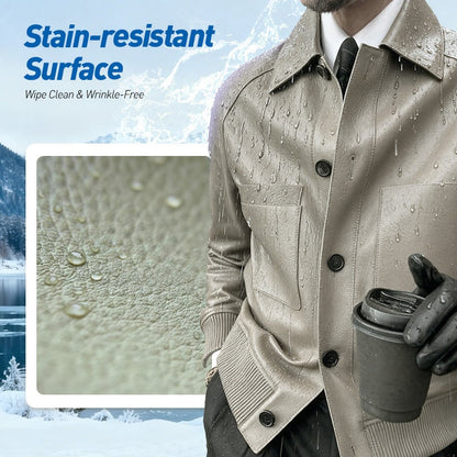 Men’s Classic “Old Money” Leather Jacket