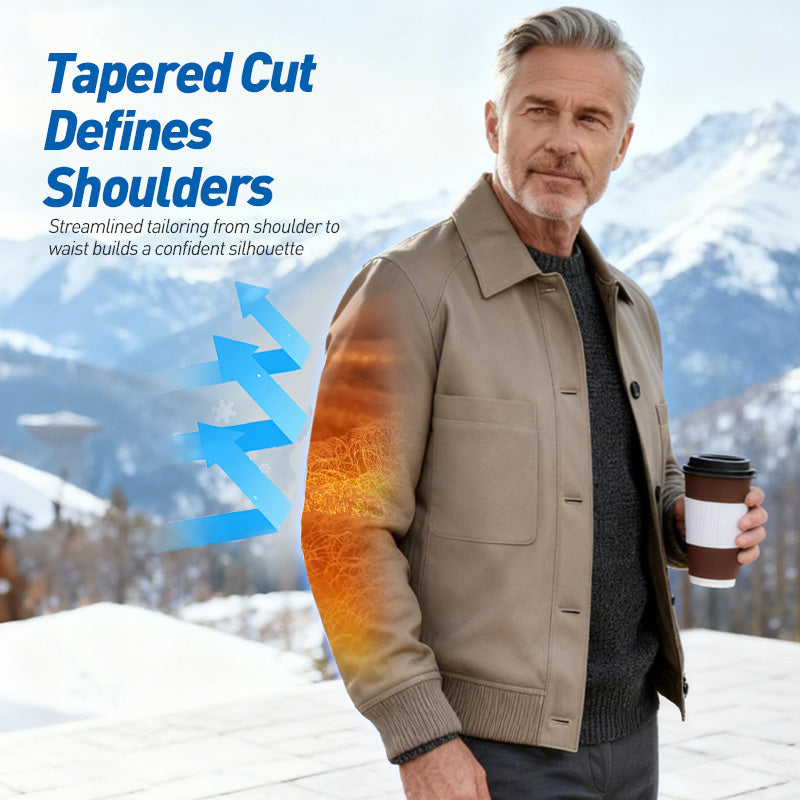 Men’s Classic “Old Money” Leather Jacket