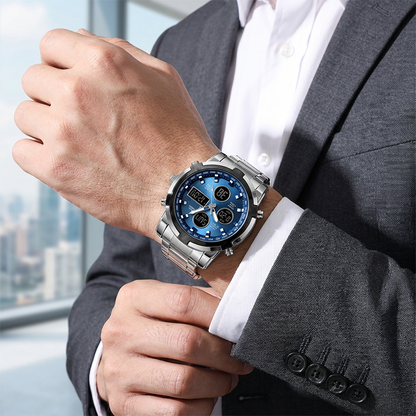 Men‘s Military Watch – Analog-Digital Display, Waterproof & Shock-Resistant
