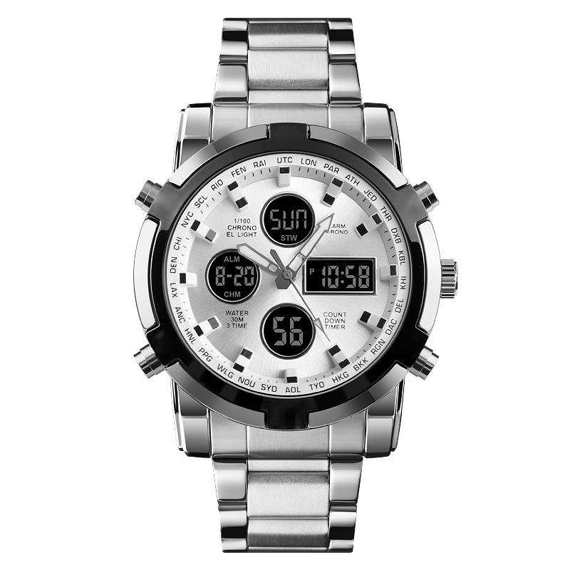 Men‘s Military Watch – Analog-Digital Display, Waterproof & Shock-Resistant