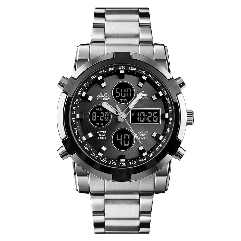 Men‘s Military Watch – Analog-Digital Display, Waterproof & Shock-Resistant