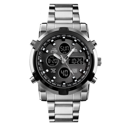 Men‘s Military Watch – Analog-Digital Display, Waterproof & Shock-Resistant