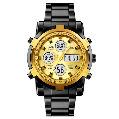 Men‘s Military Watch – Analog-Digital Display, Waterproof & Shock-Resistant