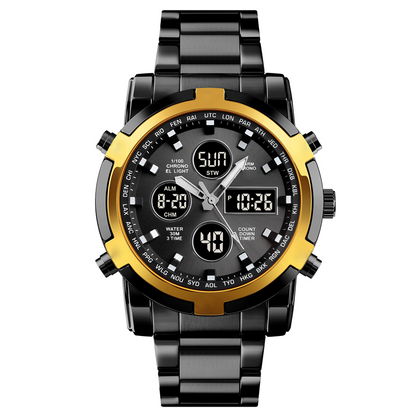 Men‘s Military Watch – Analog-Digital Display, Waterproof & Shock-Resistant