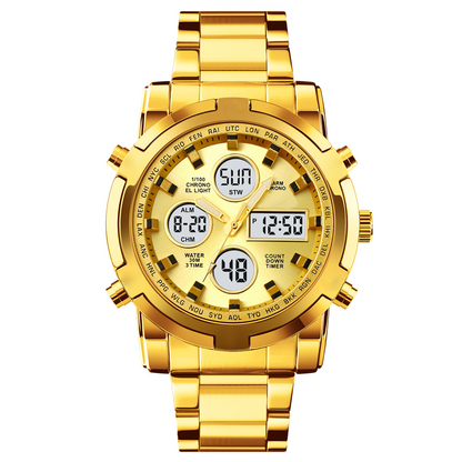 Men‘s Military Watch – Analog-Digital Display, Waterproof & Shock-Resistant