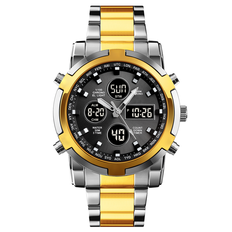 Men‘s Military Watch – Analog-Digital Display, Waterproof & Shock-Resistant
