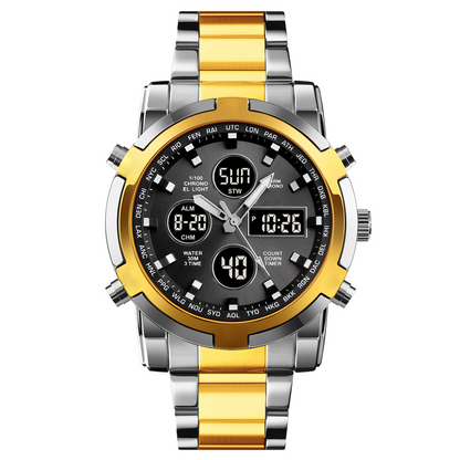 Men‘s Military Watch – Analog-Digital Display, Waterproof & Shock-Resistant