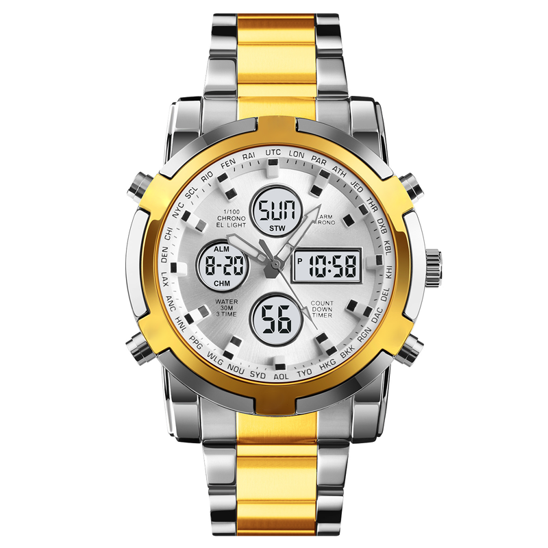 Men‘s Military Watch – Analog-Digital Display, Waterproof & Shock-Resistant