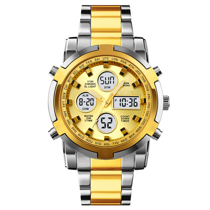 Men‘s Military Watch – Analog-Digital Display, Waterproof & Shock-Resistant