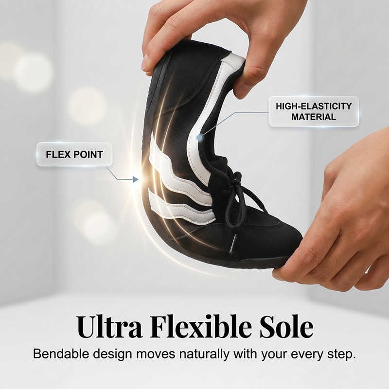 Women's Retro Horizontal Striped Lace-up Sneakers