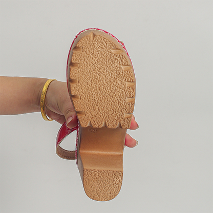 👡 50% OFF! ✨ Elegant Peep-Toe Sandals with Buckled Heels – Stylish, Comfortable & Perfect for any Occasion 🌸