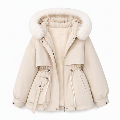 Women's Winter Faux Fur Padded Parka